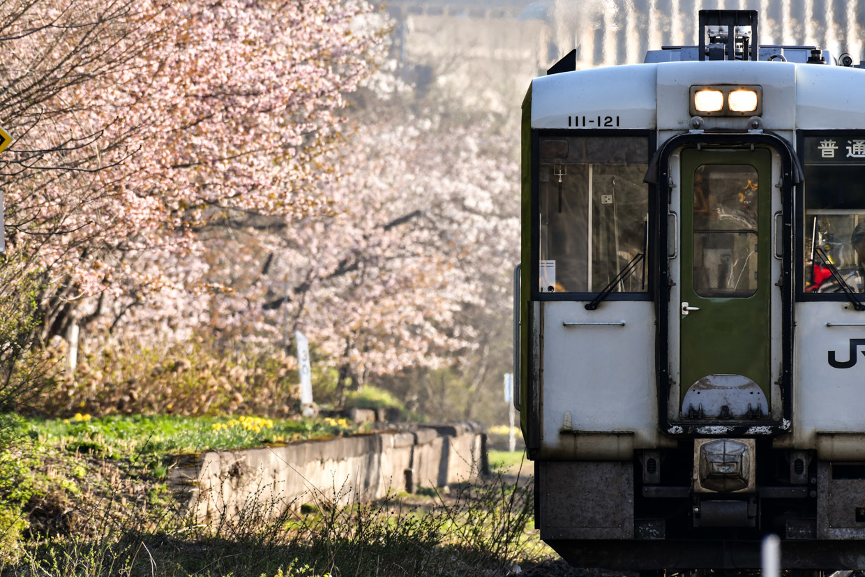 赤坂田駅発車